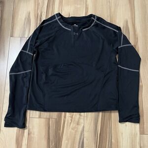 Women's Under Armour UA Train Cold Weather Crew Neck Fitted XS Black Long Sleeve